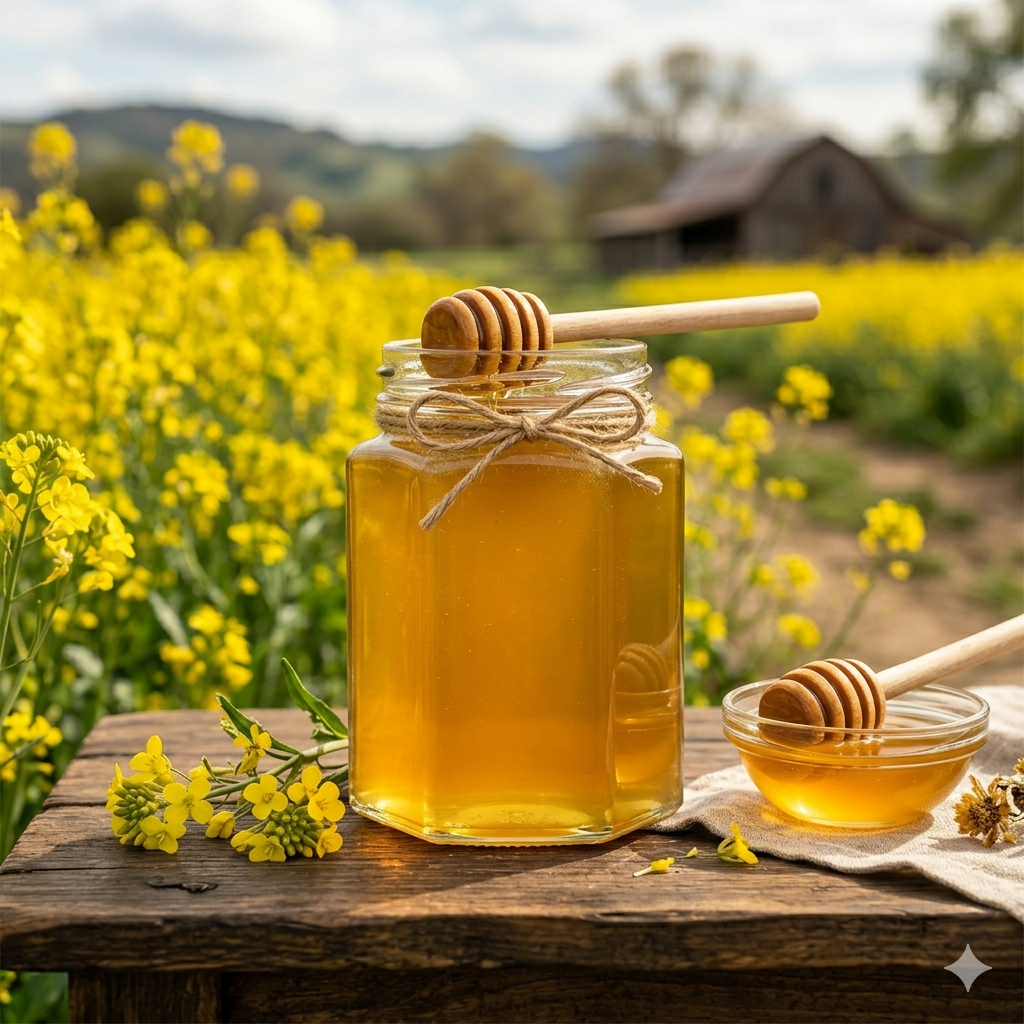 সরিষা ফুলের মধু (Raw Mustard Honey)